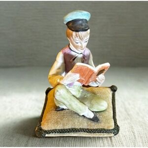 Vintage Bisque Porcelain Figurine | Likely Lenwile Ardalt Japan | 4" Tall